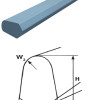 22x40x3000mm BOROX500 GB virinamas profilis